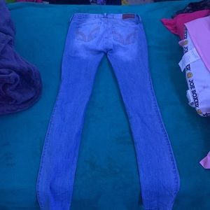Low rise jeans light blue